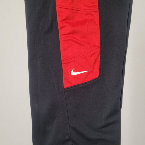 Nike THERMA-FIT ELITE Boy’s sweatpants size Medium color black red - Picture 6 of 7